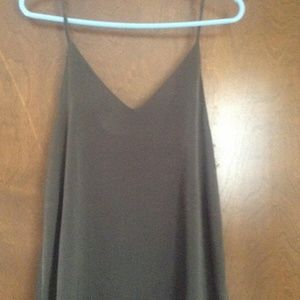 NEW Audrey 3+1 Deep V Olive Tank Top